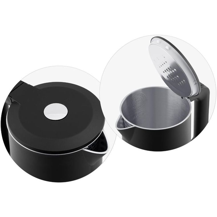 Berdsen, czajnik elektryczny, czarny, 1,7l, BD-710