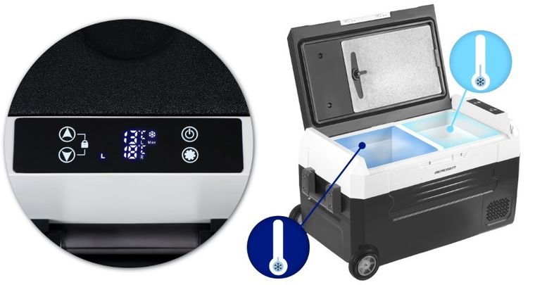 Berdsen, Icemax 400, lodówka kompresorowa turystyczna, czarna, 32l