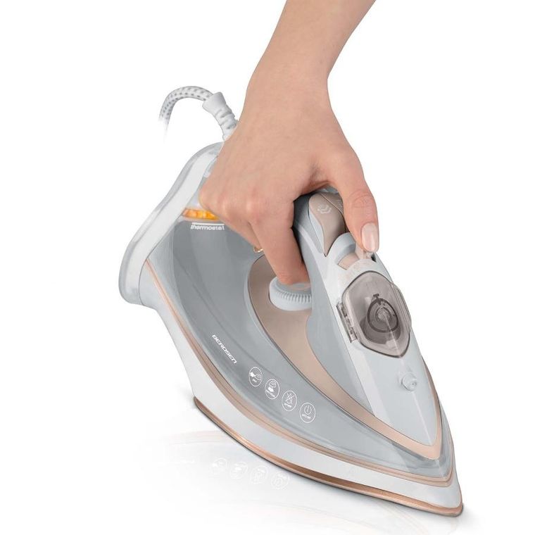 Berdsen, żelazko parowe, ceramiczna powłoka, praca w pionie, 3000W, BD-332