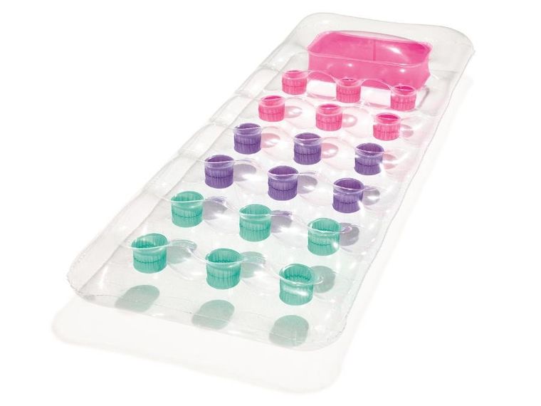 Bestway, materac plażowy z okienkiem, różowy, 188-71 cm