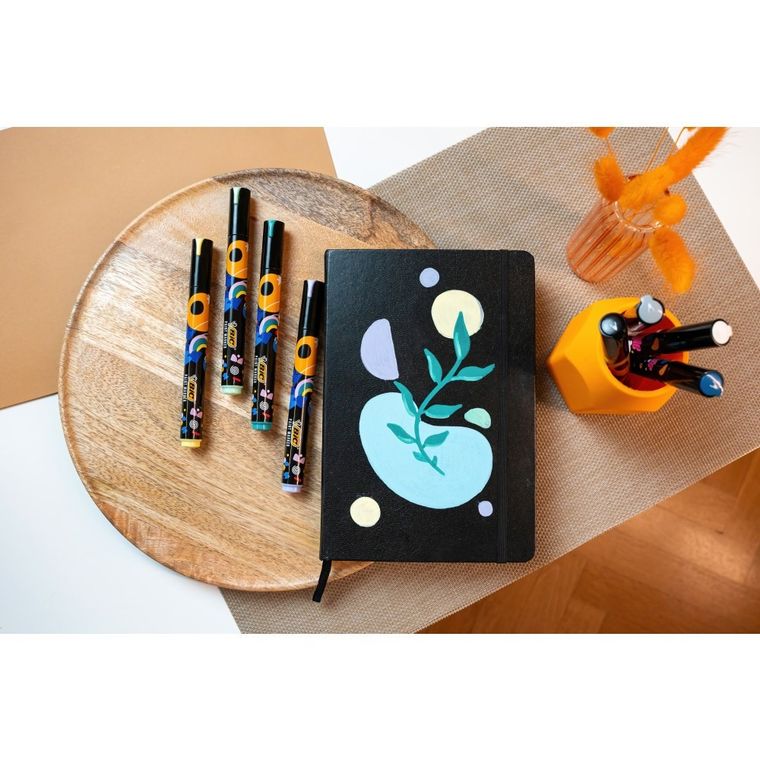 Bic, Intensity Classic Paint, markery akrylowe, 12 kolorów