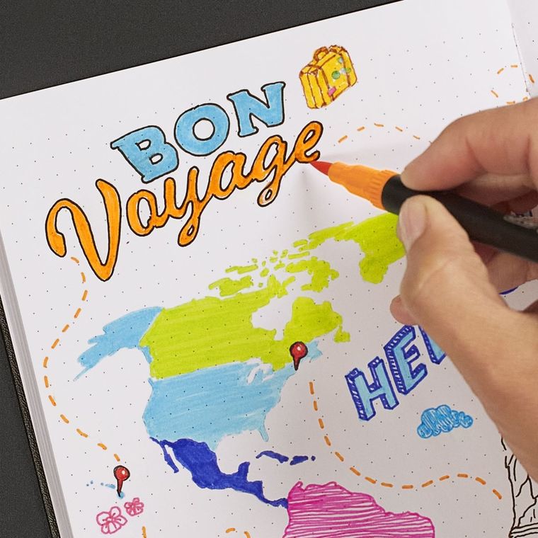 Bic, Intensity Dual Tip, flamastry dwustronne, 6 szt.