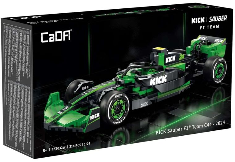 Cada, F1 Kick Sauber, pojazd, klocki konstrukcyjne, 314 elementów