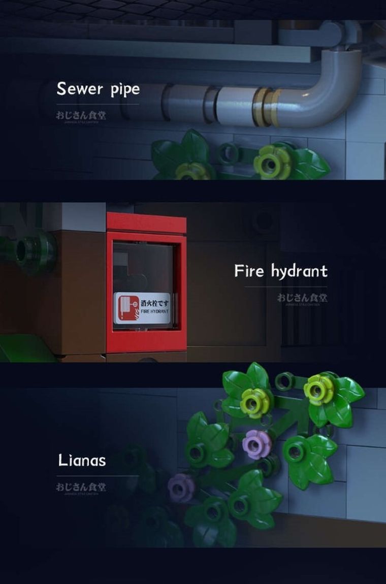 Cada, restauracja japońska, LED, 861 elementów