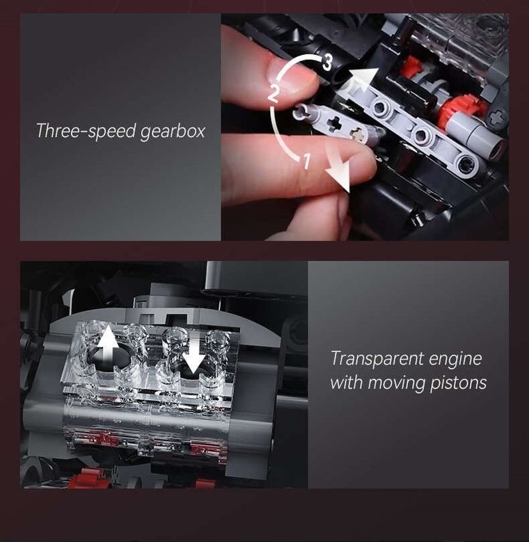 Cada, Suzuki Katana, motor, 1:6, 1104 elementy