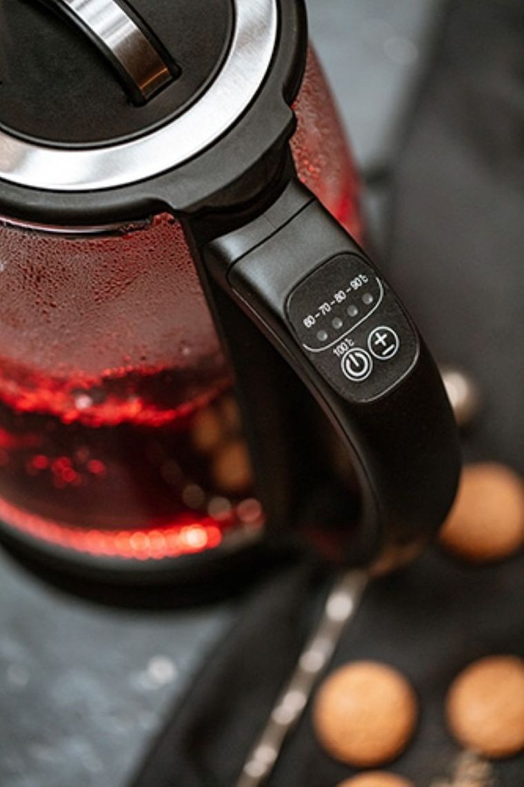 Camry, czajnik szklany z zaparzaczem, 2l