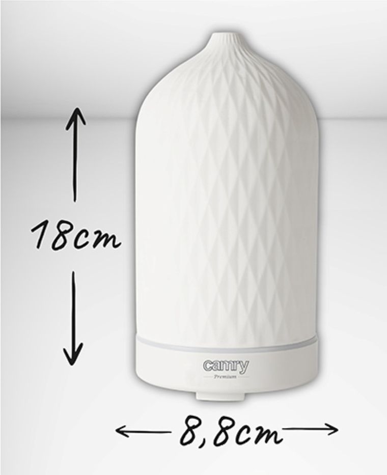 Camry, ultradźwiękowy dyfuzor zapachowy, 3w1, CR 7970, biały