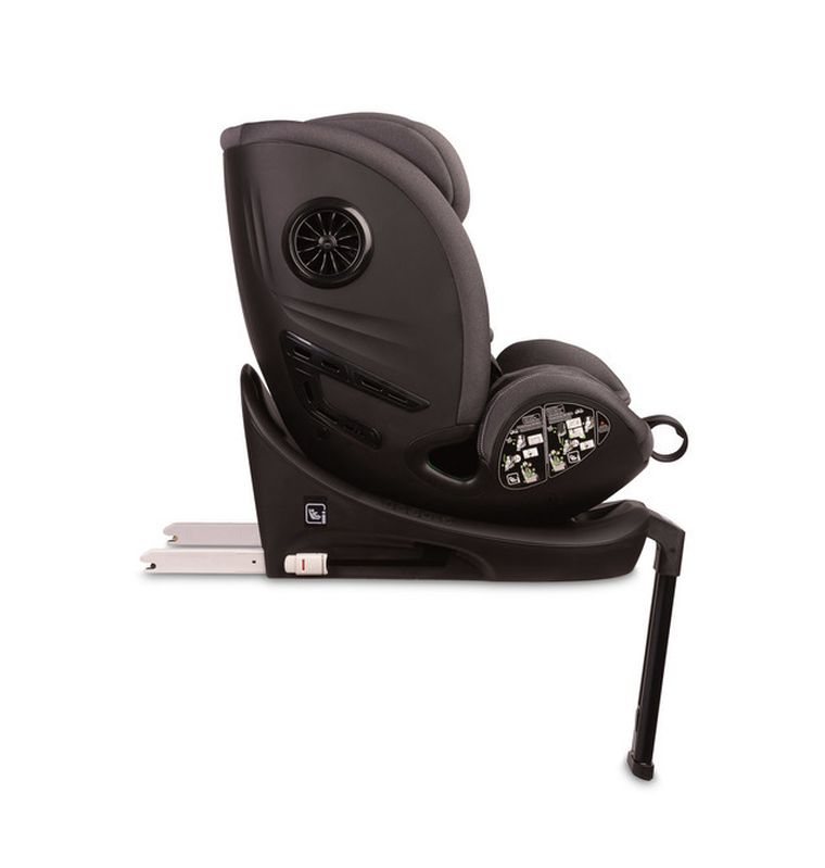 Caretero, Fortis i-Size, fotelik samochodowy, graphite, 40-150 cm