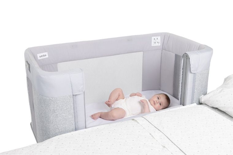 Chicco, Co-Sleeping, Next2me Forever, Cross Collection, łóżeczko, Ash Grey