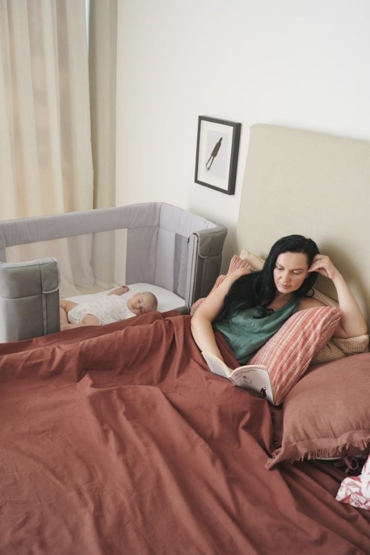 Chicco, Co-Sleeping, Next2me Forever, łóżeczko dostawne, Cool Grey