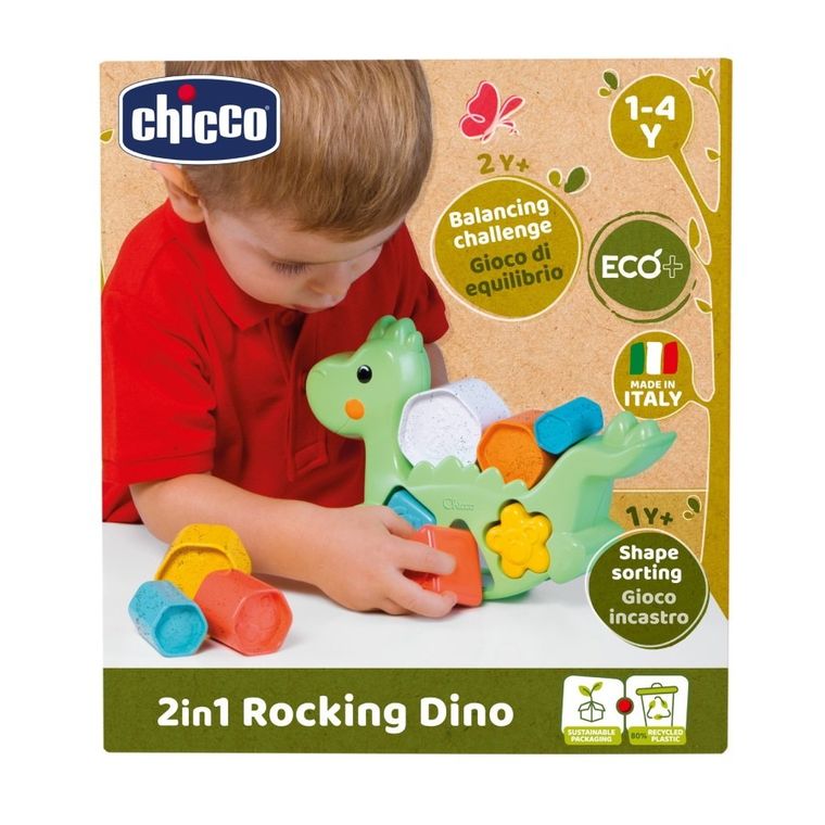 Chicco, ECO+, Dino, sorter, układanka