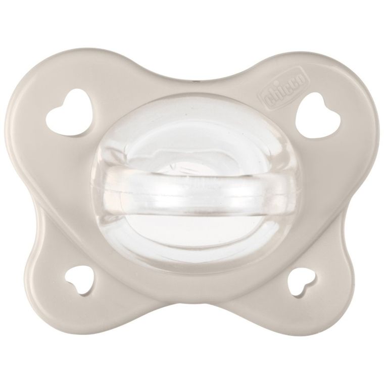 Chicco, PhysioForma Dual Soft, smoczek uspokajający, silikonowy, niebieski, 6-16m, 2 szt.