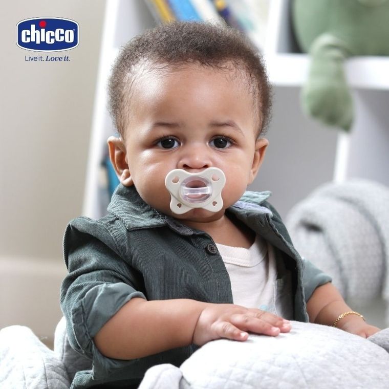 Chicco, PhysioForma Dual Soft, smoczek uspokajający, silikonowy, różowy, 2-6m, 2 szt.