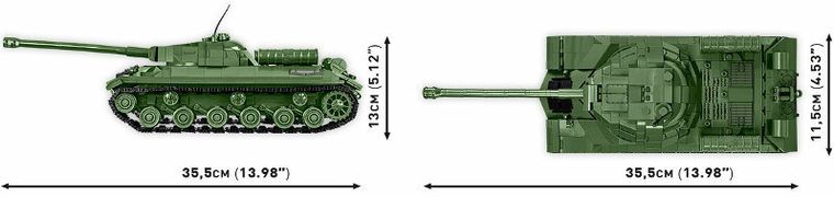 Cobi, Historical Collection WWII, Czołg IS-3 Soviet Heavy Tank, 1:28, klocki, 1170 elementów