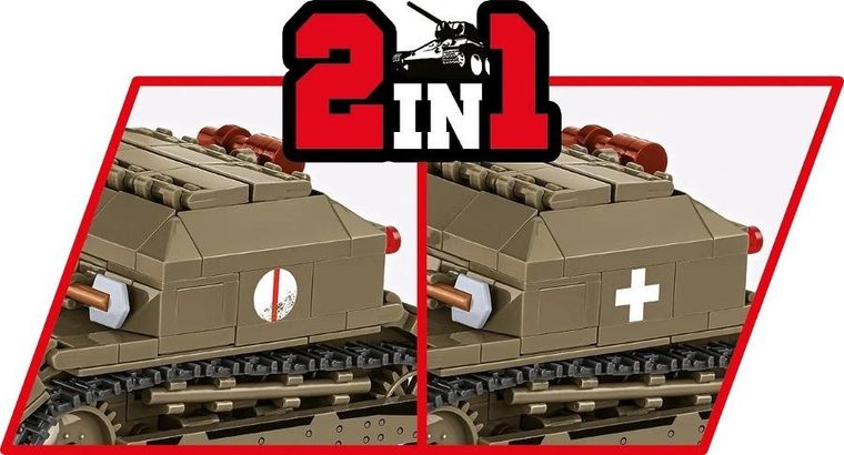 Cobi, Historical Collection WWII, Tankietka TK-3, klocki, 323 elementy