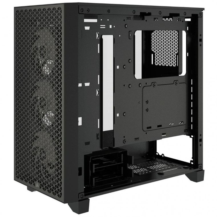 Corsair, obudowa komputerowa, 3000D Airflow RGB TG Mid-Tower, czarna
