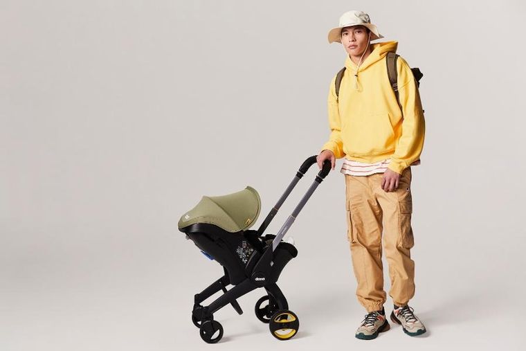 Doona, Doona I, mobilny fotelik samochodowy, desert green, 40-85 cm