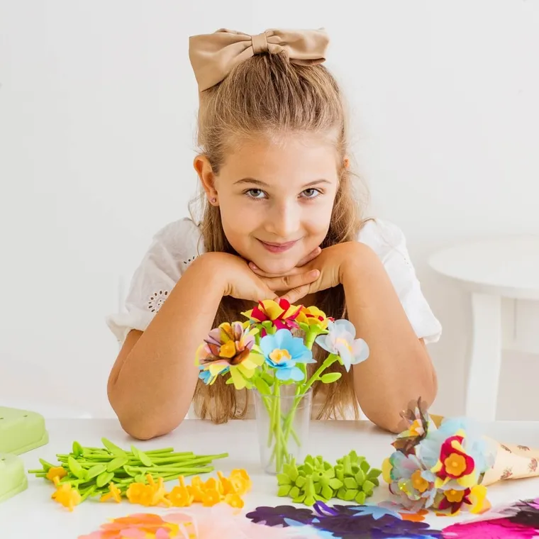 Dumel, Fabryka Radości, Kwiaty, zestaw kreatywny do tworzenia kwiatów