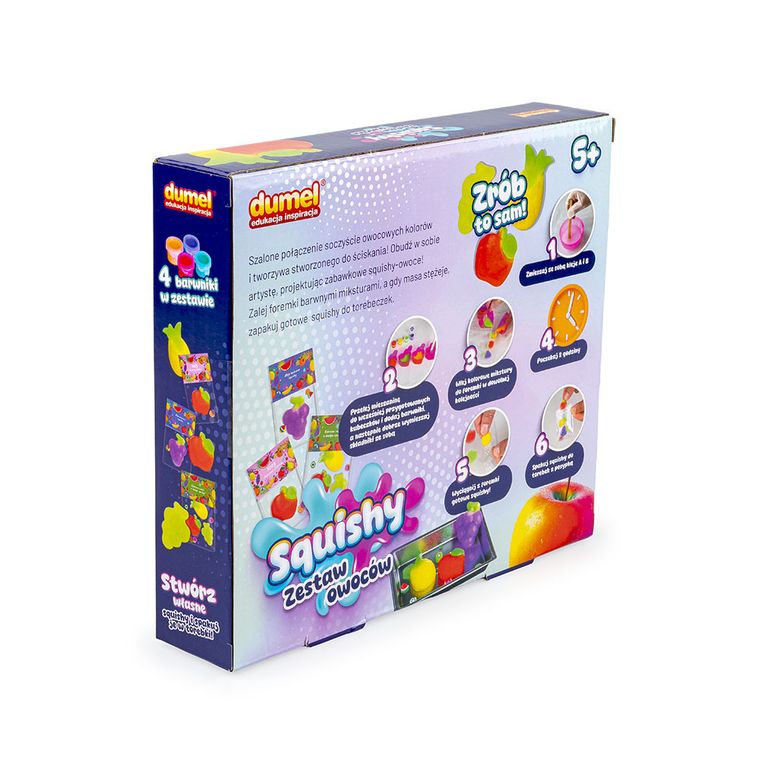 Dumel, Squishy, Zestaw owoców, zestaw kreatywny