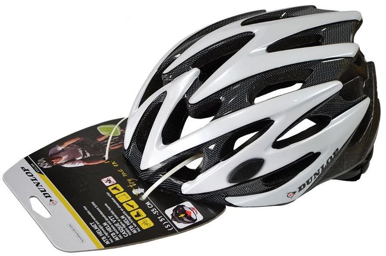 Dunlop, kask rowerowy regulowany, mtb grey, rozmiar M 55-58 cm