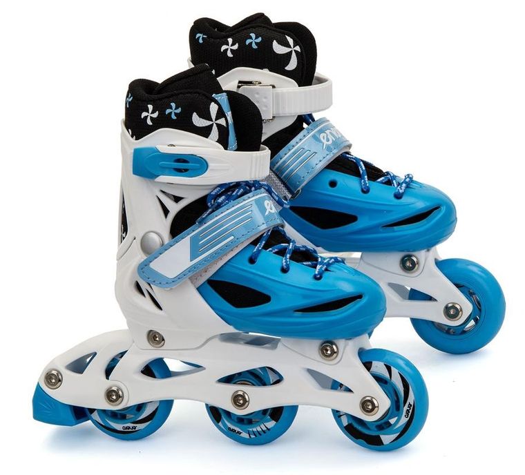 Enero, łyżworolki, wrotki, łyżwy, 4w1, rozmiar 26-29, niebieskie