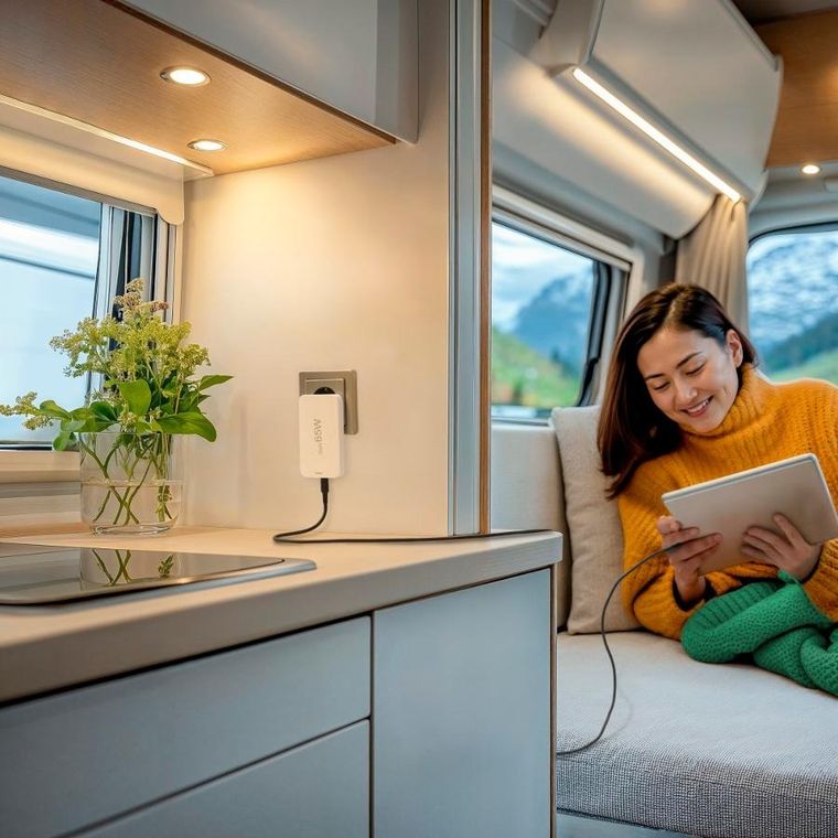 Hama, Płaska Mini PD, ładowarka sieciowa, 2xUSB‑C, USB‑A, 65W, biała