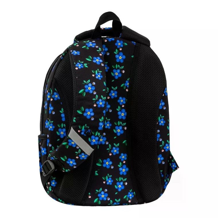Head, plecak szkolny, 3-komorowy, Blue Flowers