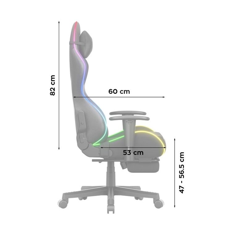 Huzaro, Force 5.7 RGB, fotel gamingowy