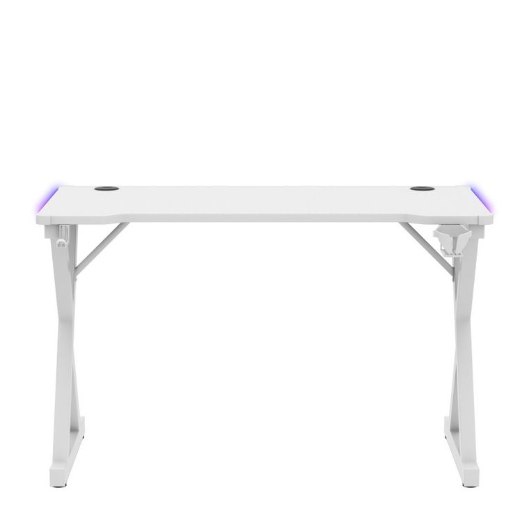 Huzaro, Hero 2.3, biurko gamingowe, białe, RGB, 120 cm