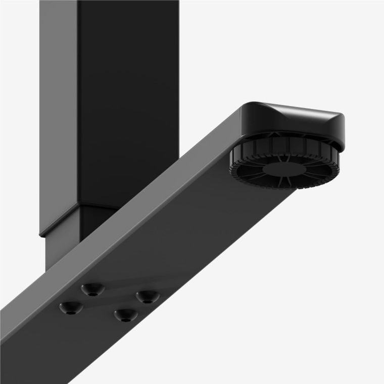 Huzaro, Hero 8.7, biurko gamingowe z regulacją wysokości, RGB, Black, 140 cm