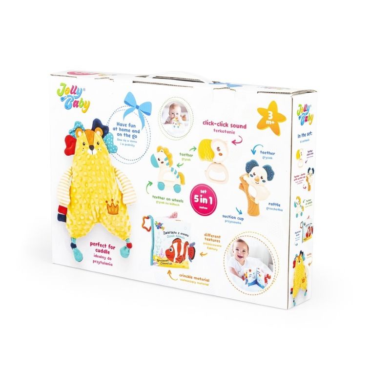 JollyBaby, Zwierzaki, zestaw prezentowy dla niemowlaka