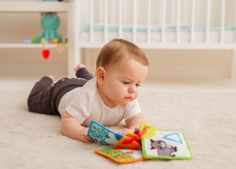 JollyBaby, Zwierzęta, książeczka z gryzakiem