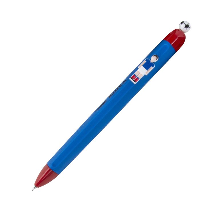 Kidea, długopis automatyczny, gra w piłkę, niebieski tusz, 0.7 mm, 1 szt.