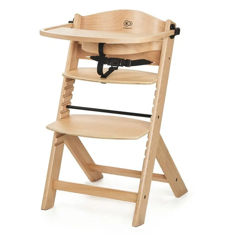 Kinderkraft, Enock, krzesełko do karmienia + bujaczek, Calmee, Grey