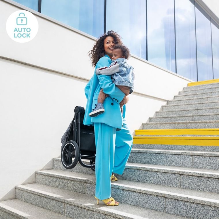 Kinderkraft, Nea, wózek wielofunkcyjny, 2w1, Deep Grey