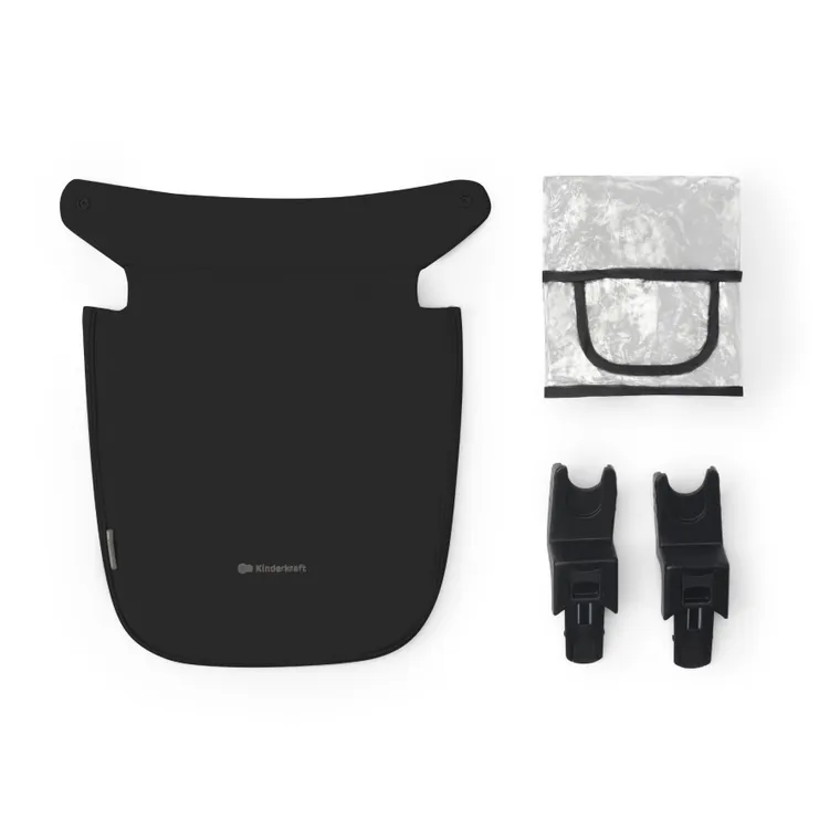 Kinderkraft, Newly 3in1 Mink Pro, wózek wielofunkcyjny, Classic Black