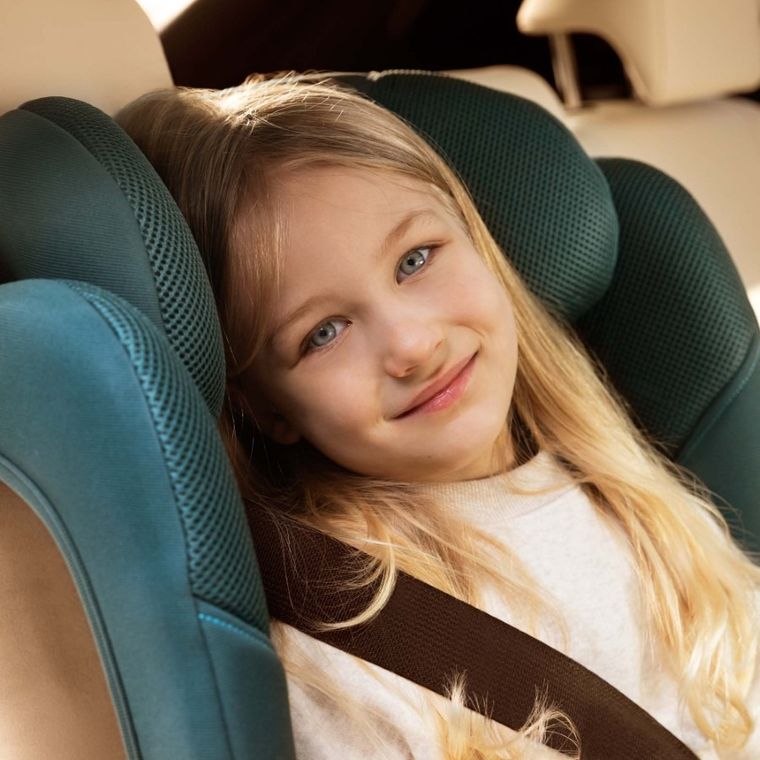 Kinderkraft, Unity 2, i-Size, fotelik samochodowy, Green, 100-150 cm