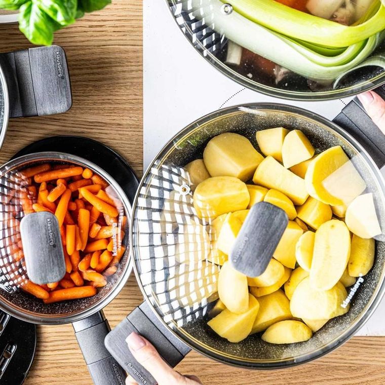 Klausberg, zestaw garnków marmurkowych, 12 elementów