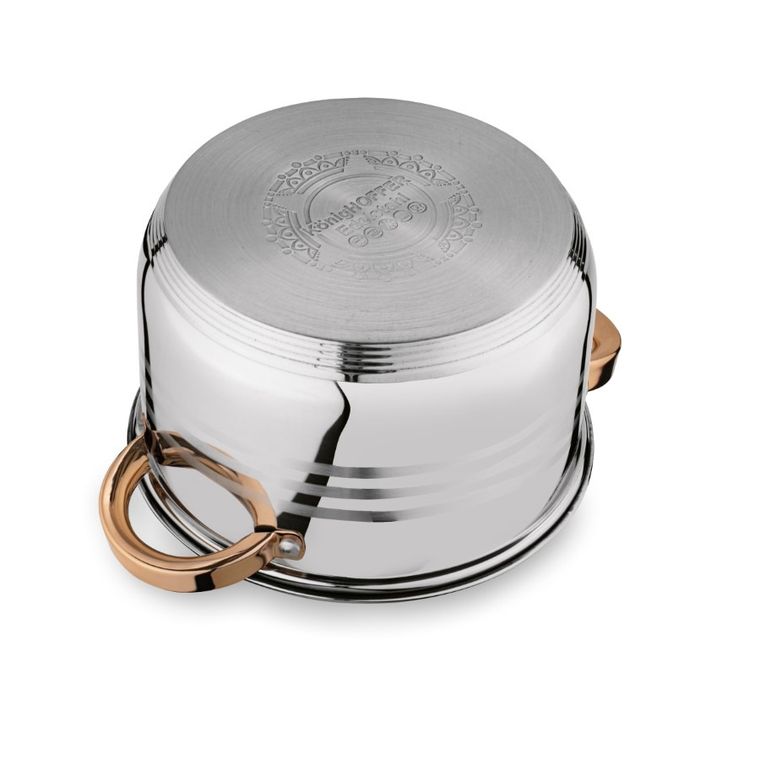 Könighoffer, Bari Rose Gold, komplet garnków, indukcja, 12 elementów