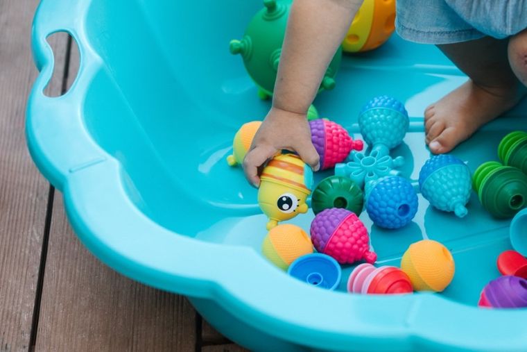 Lalaboom, Kulko-klocki sensoryczne, zwierzątka, 25 elementów