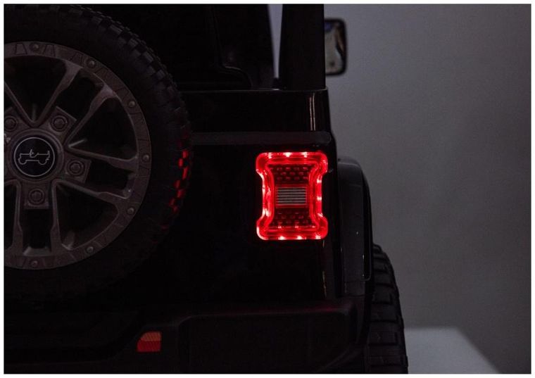 Lean Cars, Jeep Rubicon, pojazd na akumulator 4-4, DK-JWR556 4-200W 24V, biały