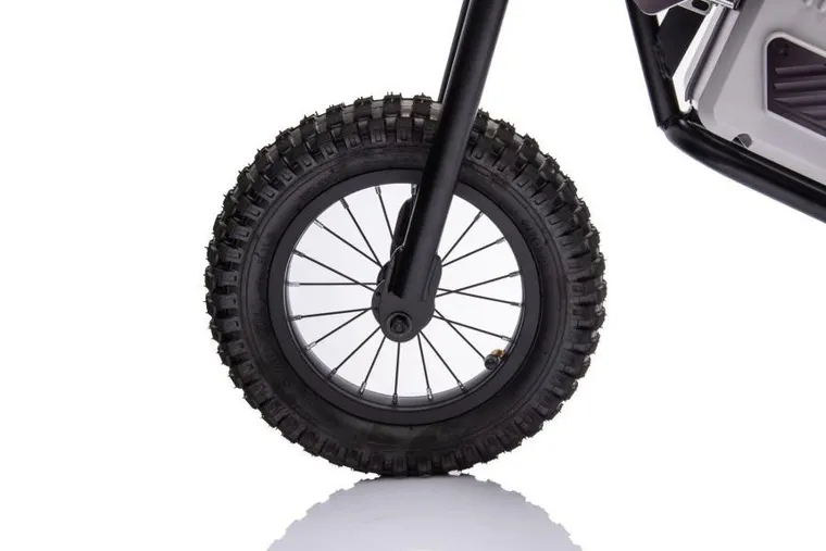 Lean Cars, motor crossowy, pojazd na akumulator, A9901, biały