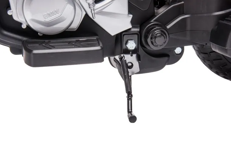 Lean Cars, motor policyjny, pojazd na akumulator, biały