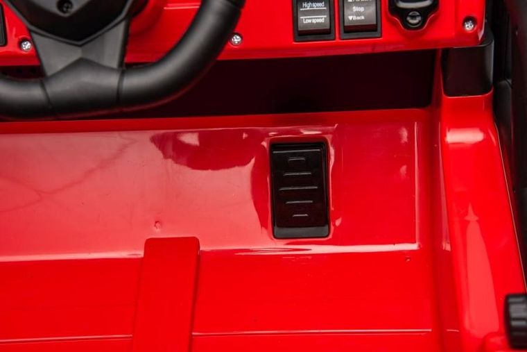 Lean Cars, pojazd na akumulator, YSA8813, czerwony