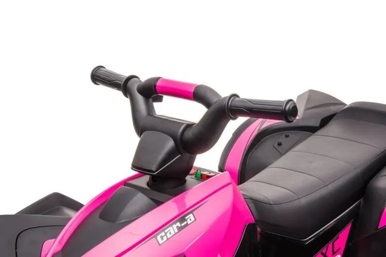 Lean Cars, quad, pojazd na akumulator, HL568, różowy