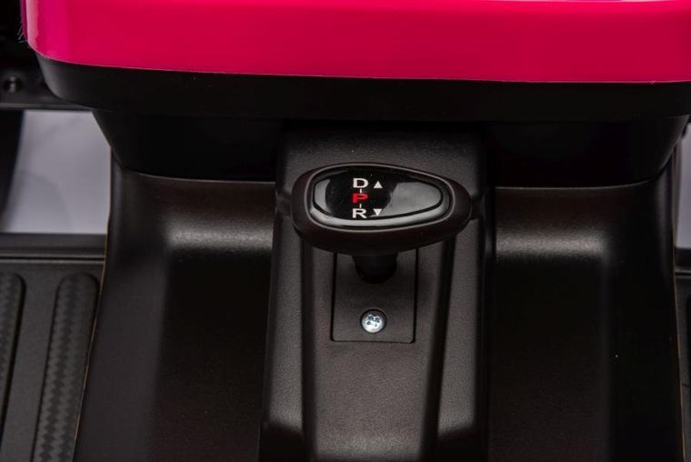 Lean Toys, traktor, pojazd na akumulator, różowy, BBH-030