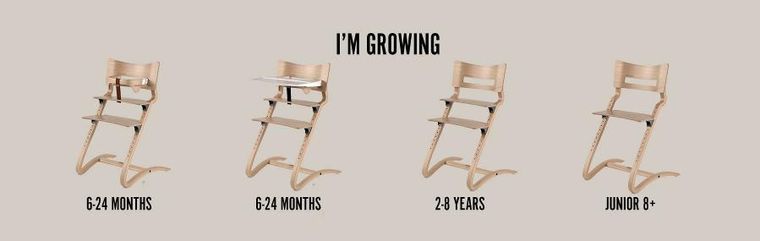 Leander, Classic, krzesełko do karmienia, białe + barierka, tacka, poduszka, Dark Blue