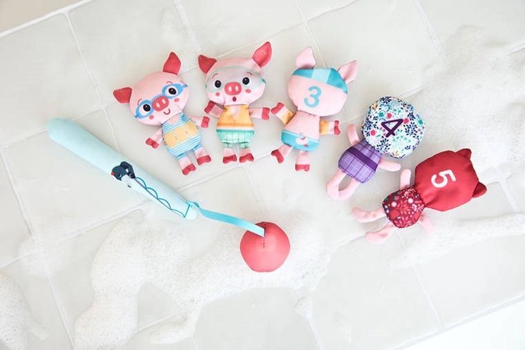 Lilliputiens, Wilk Louis, zestaw do wędkowania w kąpieli, 12m+