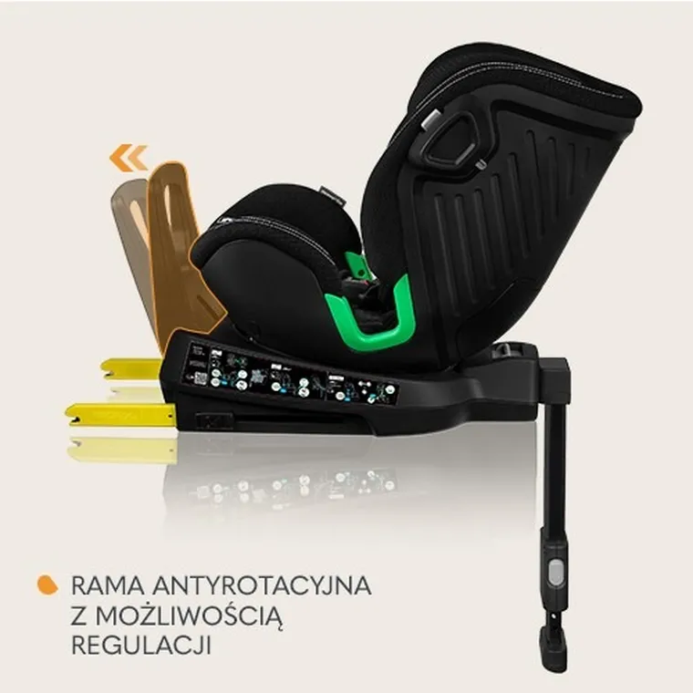 Lionelo, Harmony, I-Size, fotelik samochodowy, Concrete Bamboo, 40-150 cm