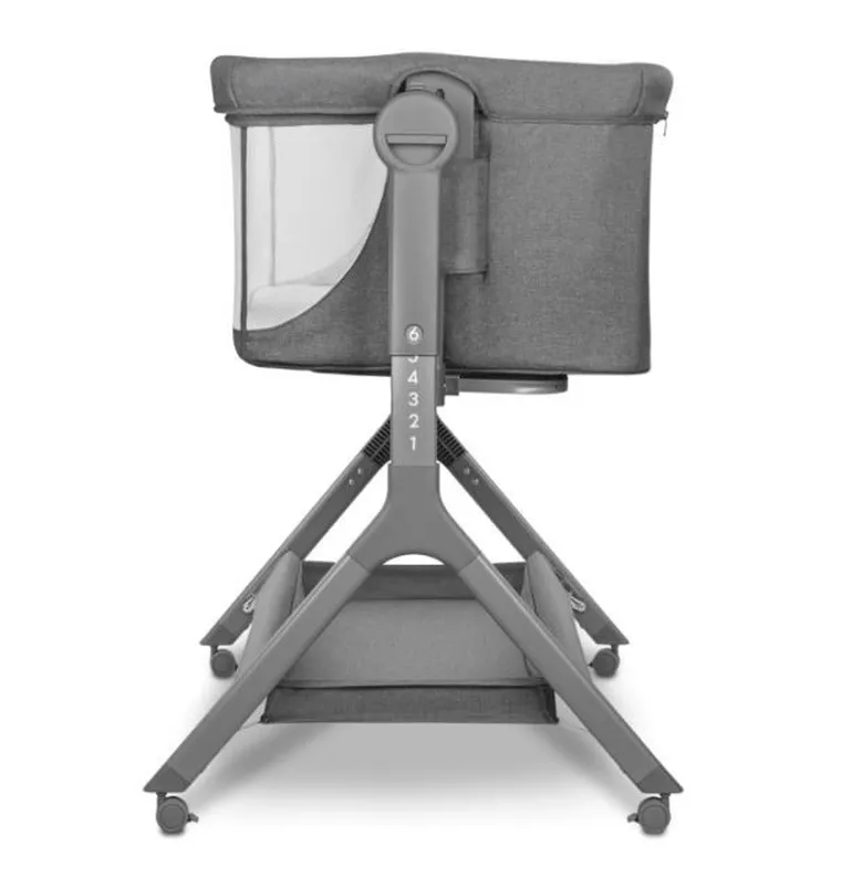 Lionelo, Leonie Plus, łóżeczko dostawne, grey stone